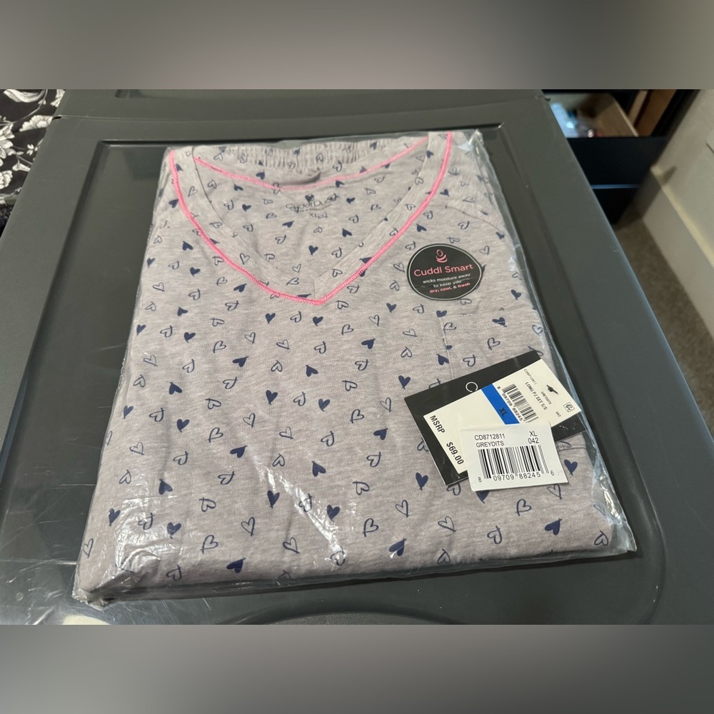 NEW Cuddl Duds Long Pajama Set S/S XXL